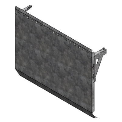 TAPA VISTA 800 X 706MM (ABA DE PROTEÇÃO DE CABINE)