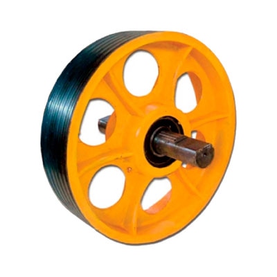 POLIA DE DESVIO DIÂMETRO DE 400MM PARA CABO 3/8