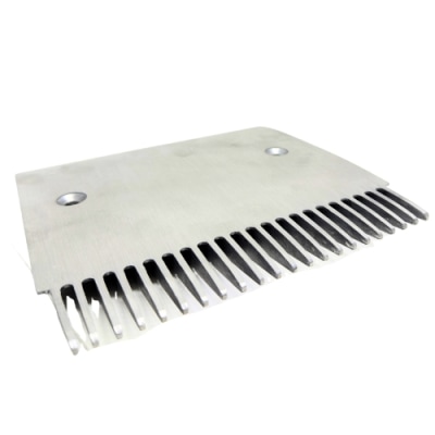 PENTE 22 DENTES PARA ESTEIRA ROLANTE ESQUERDO 9500 SCHINDLER 205,4MM X 181,42MM ENTRE FUROS 145,22MM (50644838)