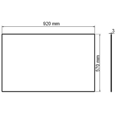 KIT ACRÍLICO PORTA PLATAFORMA AC08 / AC11 920X570 2023 (64744)