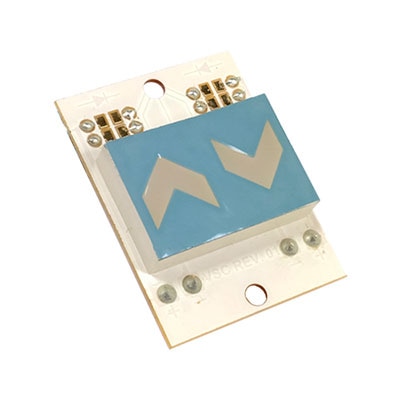 SETA DISPLAY DUPLA VERMELHA 24 VOLTS