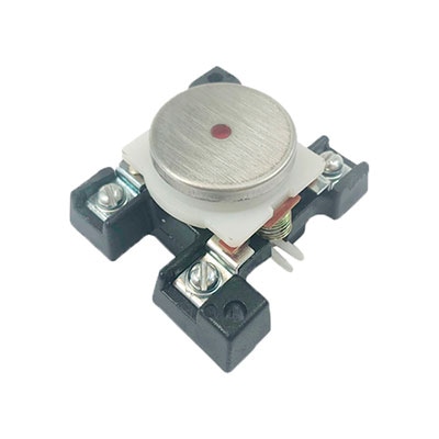 BOTÃO CLASSE A EM INOX COM FURO PARA LED