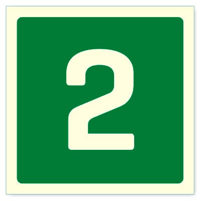PLACA DE SINALIZAÇÃO PAR PARA ELEVADOR (ALUMÍNIO)