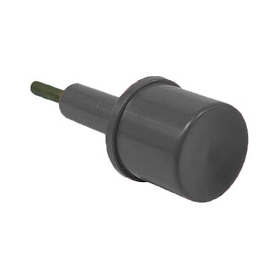 BOTÃO REDONDO 18MM PRETO COM PINO