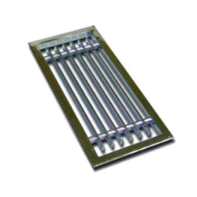 VISOR DE LATÃO CROMADO 100 X 250MM